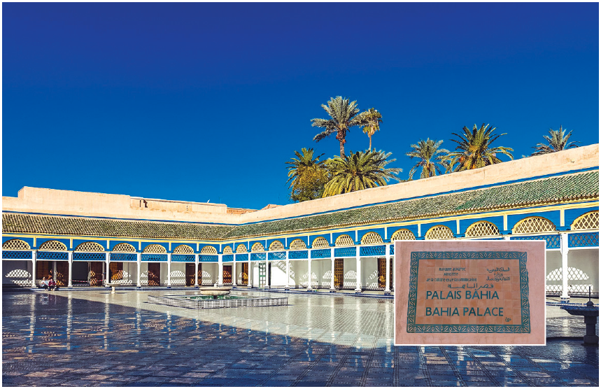 قصر الباهية  تحفة معمارية في قلب مراكش المغربية