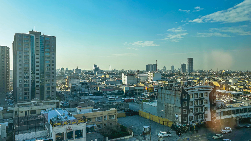 أربيل الجبال تلتقي غيم الشمال